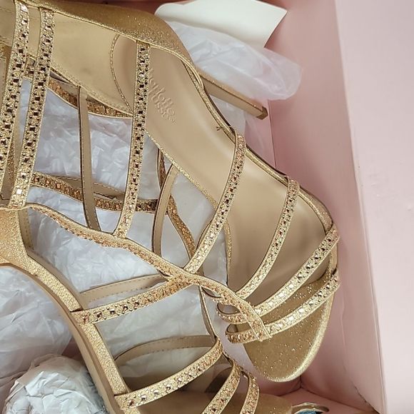 Charlotte Russe Shoes - Charlotte Russe Rose Gold Size 11 Heels